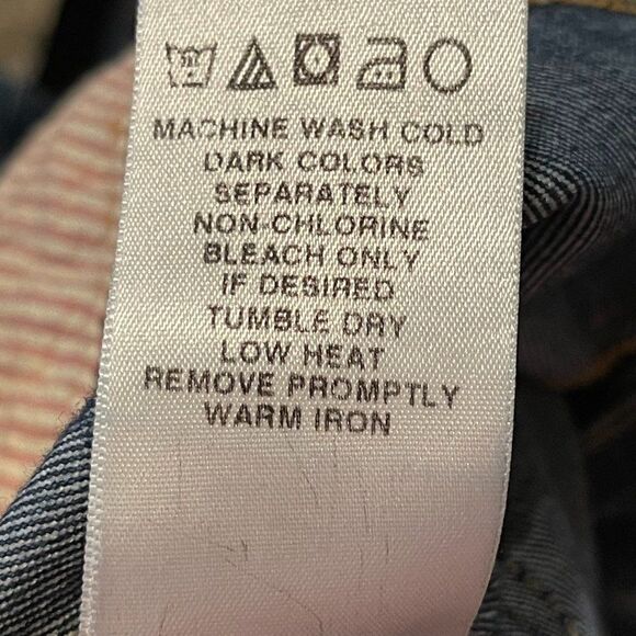 Vintage A.B.S.by Allen Schwartz Womens Blue Stretchy Straight Jeans Size 31 - Picture 9 of 12